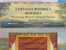 Tablet Screenshot of curtainswithoutborders.org